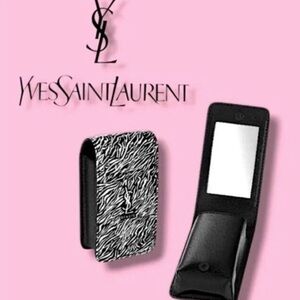 YSL Beauté Zebra Lipstick Pouch with Mirror